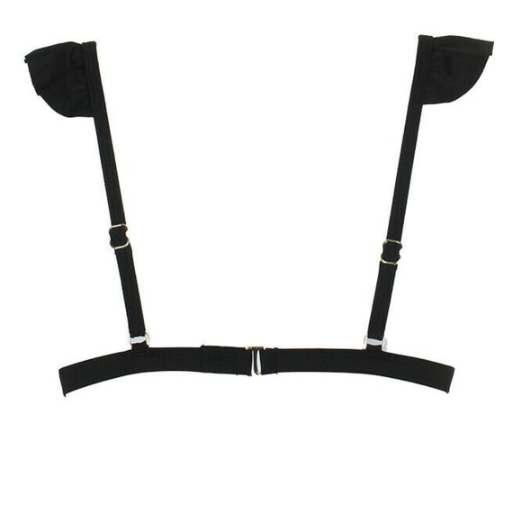 California Waves Ruffle Crochet Triangle BikiniTop - Picture 7 of 8